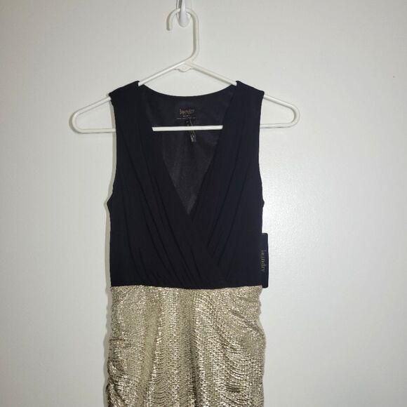 New Laundry Shelli Segal Cocktail Dress 2P 2 Petite - Picture 3 of 11